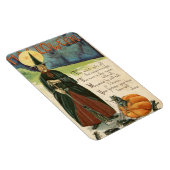 Halloween Hexe Vintag Magnet (Rechte Seite)