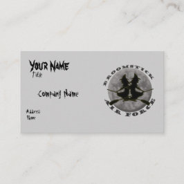 Halloween-Hexe-Visitenkarte Visitenkarte