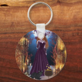 Halloween Hexe von Candlelight Schlüsselanhänger (Vorderseite)