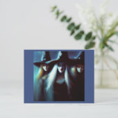 Halloween - Hexen 4 Postkarte (Stehend Vorderseite)