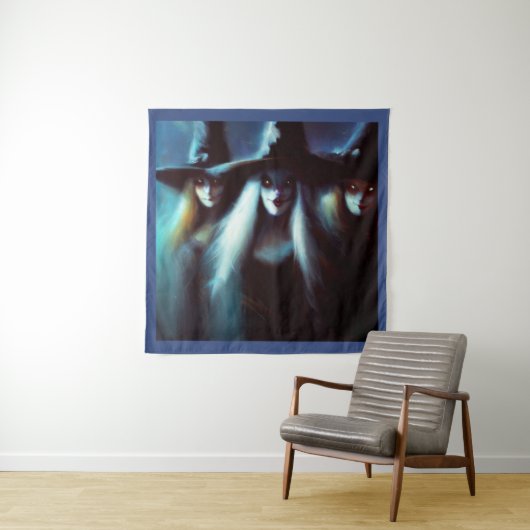 Halloween - Hexen 4 Wandteppich (Beispiel)