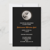 Halloween Hexen-Ball-Party Einladung (Rückseite)