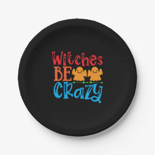 Halloween Hexen Be Crazy Geburtstag Pappteller