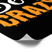 Halloween Hexen Be Crazy Geburtstag Poster (Ecke)