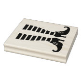 Halloween-Hexen-Beine gestreift Strümpfe Gummistempel (Stempel)