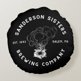 Halloween Hexen brauen Sanderson-Schwestern Rundes Kissen