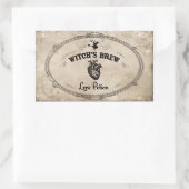 Halloween Hexen Brew - Liebe Pop Rechteckiger Aufkleber (Tasche)