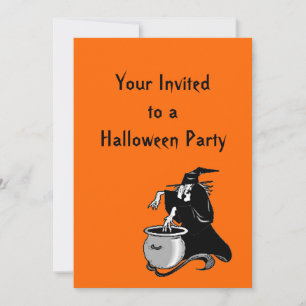 Halloween Hexen Brew Party Einladung