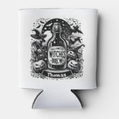 Halloween Hexen Brew Personalisiert Dosenkühler (Vorderseite)
