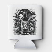 Halloween Hexen Brew Personalisiert Dosenkühler (Rückseite)