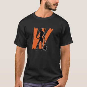 Halloween Hexen Broomstick Frauen Mädchen Spo T-Shirt