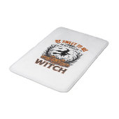 Halloween Hexen Design Sei Süß Oder Werde Verzaube Badematte (Schrägansicht)