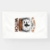 Halloween Hexen Design Sei Süß Oder Werde Verzaube Banner (Horizontal)