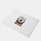 Halloween Hexen Design Sei Süß Oder Werde Verzaube Fußmatte (Schrägansicht)
