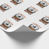 Halloween Hexen Design Sei Süß Oder Werde Verzaube Geschenkpapier (Ecke)