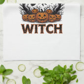 Halloween Hexen Design Sei Süß Oder Werde Verzaube Geschirrtuch (Gefaltet)