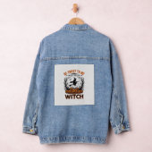 Halloween Hexen Design Sei Süß Oder Werde Verzaube Jeansjacke (Hangar)