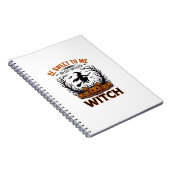 Halloween Hexen Design Sei Süß Oder Werde Verzaube Notizblock (Rechte Seite)