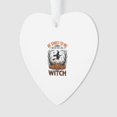 Halloween Hexen Design Sei Süß Oder Werde Verzaube Ornament (Vorderseite)