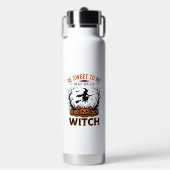 Halloween Hexen Design Sei Süß Oder Werde Verzaube Trinkflasche (Vorderseite)