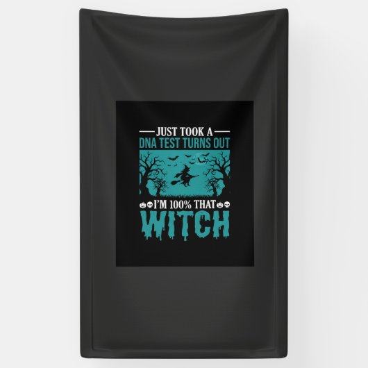 Halloween-Hexen-DNA-Test-Design Banner (Vertikal)