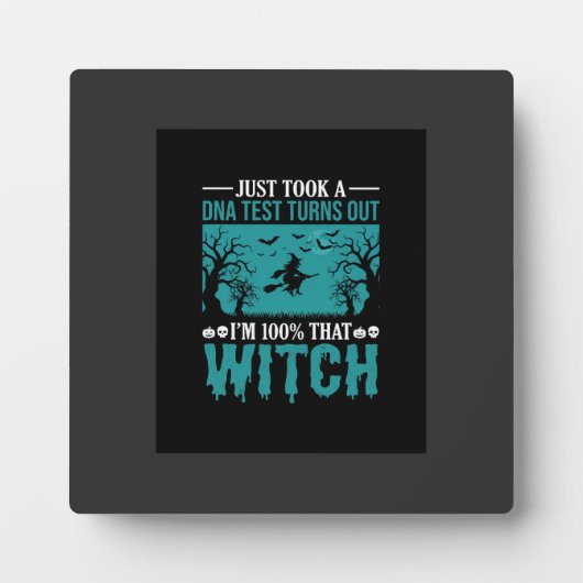 Halloween-Hexen-DNA-Test-Design Fotoplatte (Vorderseite)