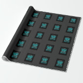 Halloween Hexen DNA-Test-Design Geschenkpapier (Ungerollt)