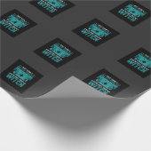 Halloween Hexen DNA-Test-Design Geschenkpapier (Ecke)