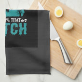 Halloween-Hexen-DNA-Test-Design Geschirrtuch (Viertel Falte)