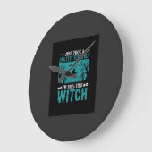 Halloween Hexen DNA-Test-Design Große Wanduhr (Winkel)