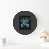 Halloween Hexen DNA-Test-Design Große Wanduhr (Zuhause)