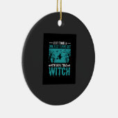 Halloween-Hexen-DNA-Test-Design Keramik Ornament (Rechts)