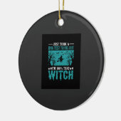 Halloween-Hexen-DNA-Test-Design Keramik Ornament (Links)