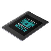 Halloween Hexen DNA-Test-Design Notizblock (Linke Seite)