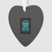 Halloween-Hexen-DNA-Test-Design Ornament (Vorderseite)