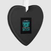 Halloween-Hexen-DNA-Test-Design Ornament (Vorderseite)