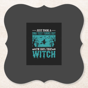 Halloween Hexen DNA-Test-Design Untersetzer