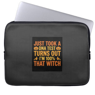 Halloween-Hexen-DNA-Test Lustiges Design Laptopschutzhülle