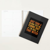 Halloween Hexen DNA-Test Lustiges Design Planer (Anzeige)