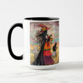 Halloween Hexen Fantasy Art Tasse (Links)