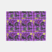 Halloween Hexen Fleecedecke (Vorderseite (Horizontal))