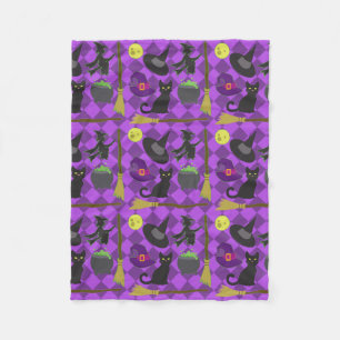 Halloween Hexen Fleecedecke