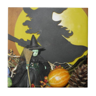 Halloween Hexen Fliese