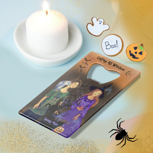 Halloween Hexen Geldbeutel Flaschenöffner