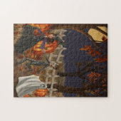 Halloween Hexen Ghouls und Geister Oh mein Puzzle (Horizontal)