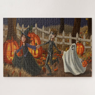 Halloween Hexen Ghouls und Geister Oh mein Puzzle