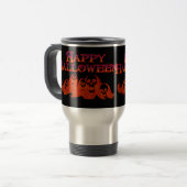 Halloween Hexen Happy Halloween Reisebecher (Vorderseite Links)