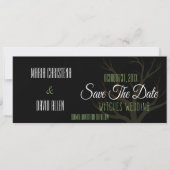 Halloween Hexen Hochzeit speichern das Datum Save The Date (Vorderseite)