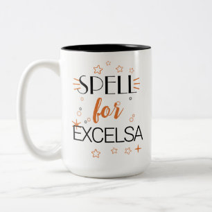 Halloween Hexen Kaffeezauber Excelsa Dark Roast Zweifarbige Tasse
