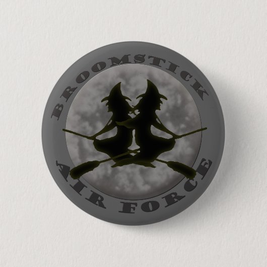 Halloween Hexen Knopf Button (Vorderseite)